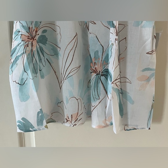 New! Parker Brand from Nordstrom, Floral Ruffle Sleeve Top Women’s Size medium - Picture 10 of 15